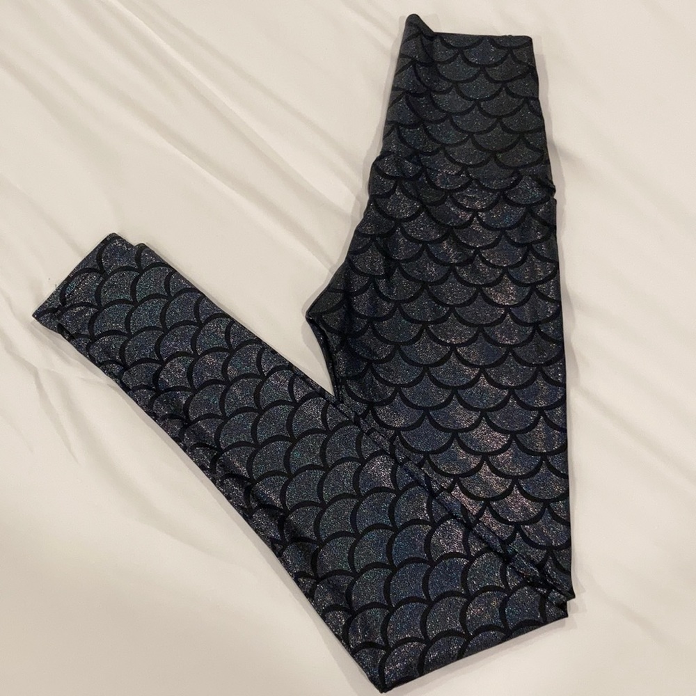 High waisted mermaid leggings